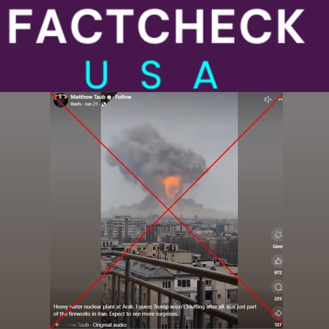 Fact Check: Viral Video Claiming US Nuclear Attack on Iran’s Arak City Is AI-Generated